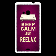 Coque Nokia Lumia 535 Keep Calm and Reelax Rose