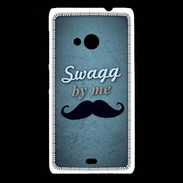 Coque Nokia Lumia 535 Swag by Me Bleu ZG