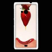 Coque Nokia Lumia 535 Plaisir et fraise PR20