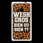 Coque Nokia Lumia 535 Wesh Gros Léopard