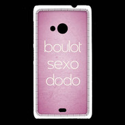 Coque Nokia Lumia 535 Boulot Sexo Dodo Rose ZG