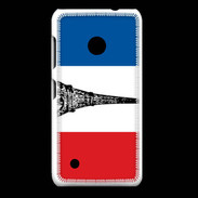 Coque Nokia Lumia 530 Drapeau français et Tour Eiffel
