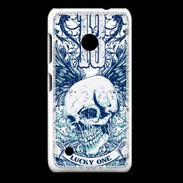 Coque Nokia Lumia 530 Tête de mort Lucky One 13