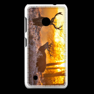 Coque Nokia Lumia 530 Cerf au couché de soleil 600