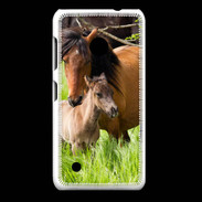 Coque Nokia Lumia 530 Cheval et poulain