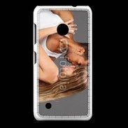 Coque Nokia Lumia 530 Couple métisse 1