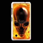 Coque Nokia Lumia 530 crâne en feu