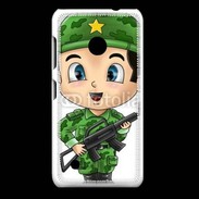 Coque Nokia Lumia 530 Cute cartoon illustration of a soldier