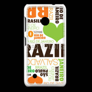 Coque Nokia Lumia 530 I love Brésil
