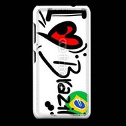 Coque Nokia Lumia 530 I love Brésil 2