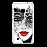 Coque Nokia Lumia 530 Visage glamour en dessin 500