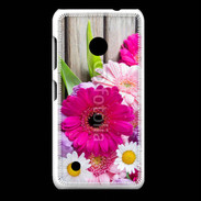 Coque Nokia Lumia 530 Bouquet de fleur sur bois