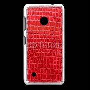 Coque Nokia Lumia 530 Effet crocodile rouge