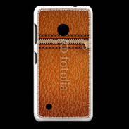 Coque Nokia Lumia 530 Effet cuir avec zippe