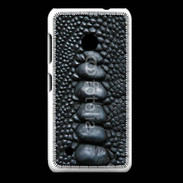 Coque Nokia Lumia 530 Effet crocodile noir