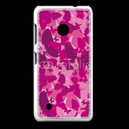Coque Nokia Lumia 530 Papillon rose