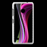 Coque Nokia Lumia 530 Abstract multicolor sur fond noir