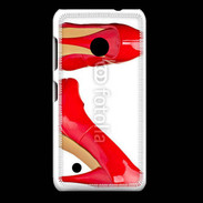 Coque Nokia Lumia 530 Escarpins rouges