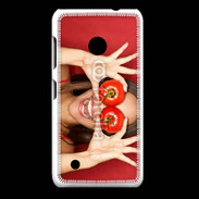 Coque Nokia Lumia 530 Femme tomate humour