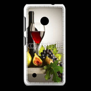 Coque Nokia Lumia 530 Vin rouge et fruits