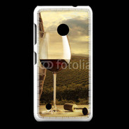 Coque Nokia Lumia 530 Verre de vin rouge et vignes