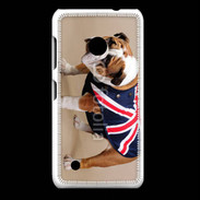 Coque Nokia Lumia 530 Bulldog anglais en tenue