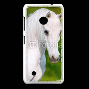Coque Nokia Lumia 530 Portrait cheval blanc 10