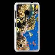 Coque Nokia Lumia 530 Poisson et coraux de toutes les couleurs