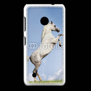 Coque Nokia Lumia 530 Cheval arable robe grise