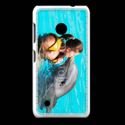 Coque Nokia Lumia 530 Bisou de dauphin