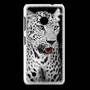 Coque Nokia Lumia 530 Léopard en noir et blanc 550