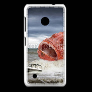 Coque Nokia Lumia 530 Enorme poisson chassant bateau de pêcheurs