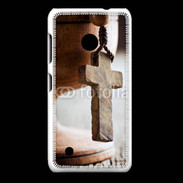 Coque Nokia Lumia 530 Croix en bois 5