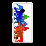 Coque Nokia Lumia 530 Illustration mêlée de rugby