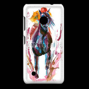Coque Nokia Lumia 530 Equitation en peinture 10