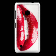 Coque Nokia Lumia 530 Bouche sexy gloss rouge