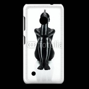 Coque Nokia Lumia 530 Femme nue body painting noir et blanc 2