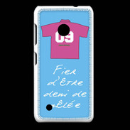 Coque Nokia Lumia 530 Demi de mêlée Bonus offensif-défensif Bleu