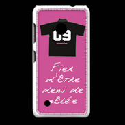 Coque Nokia Lumia 530 Demi de mêlée Bonus offensif-défensif Rose 2