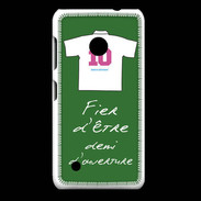 Coque Nokia Lumia 530 Demi d'ouverture Bonus offensif-défensif Vert