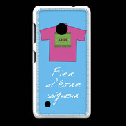 Coque Nokia Lumia 530 Soigneur Bonus offensif-défensif Bleu