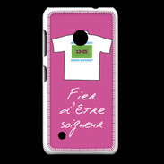 Coque Nokia Lumia 530 Soigneur Bonus offensif-défensif Rose