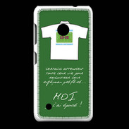 Coque Nokia Lumia 530 Moi je l'ai épousé Bonus offensif-défensif Vert