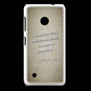 Coque Nokia Lumia 530 Dieux prières Sepia Citation Oscar Wilde
