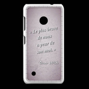 Coque Nokia Lumia 530 Brave Rose Citation Oscar Wilde