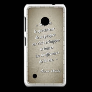 Coque Nokia Lumia 530 Spectateur Sepia Citation Oscar Wilde