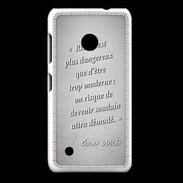 Coque Nokia Lumia 530 Trop moderne Gris Citation Oscar Wilde