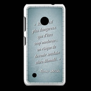 Coque Nokia Lumia 530 Trop moderne Turquoise Citation Oscar Wilde