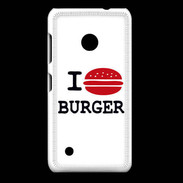 Coque Nokia Lumia 530 I love Burger