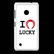 Coque Nokia Lumia 530 I love Lucky